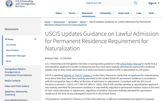 美国移民局宣布新规:绿卡入籍,标准放宽